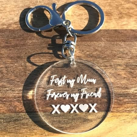 First My Mum Forever My Friend Key Ring