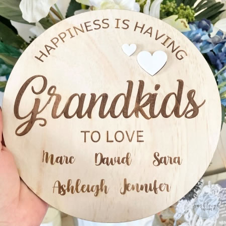 Happiness is having Grandkids to Love Disc
