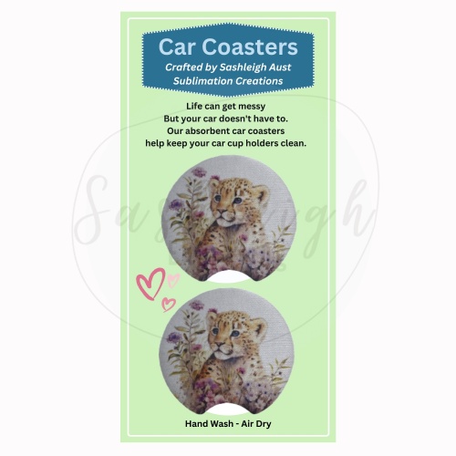 Lion Cub Car Coasters