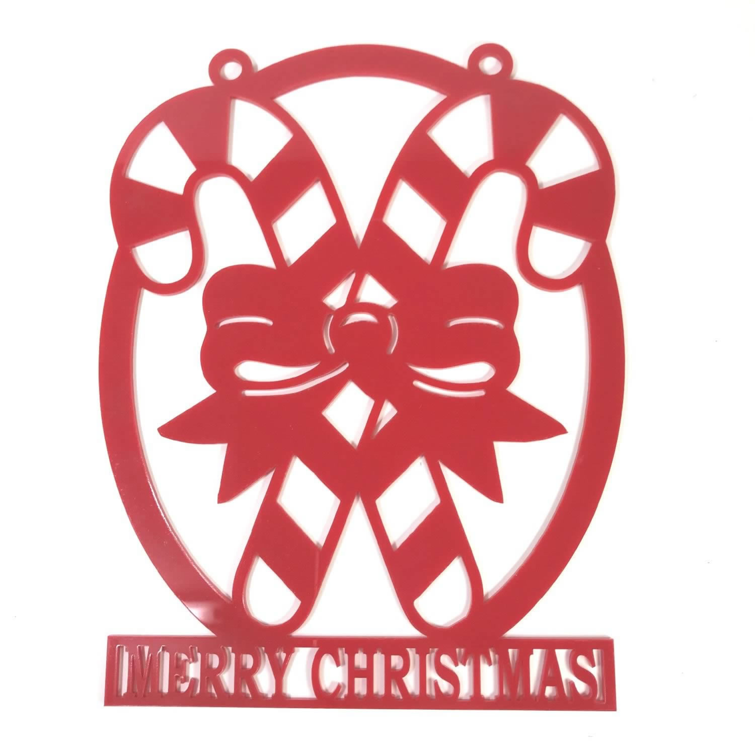 DOOR HANGER - CANDY CANE SIGN | DECORATIONS | CHRISTMAS