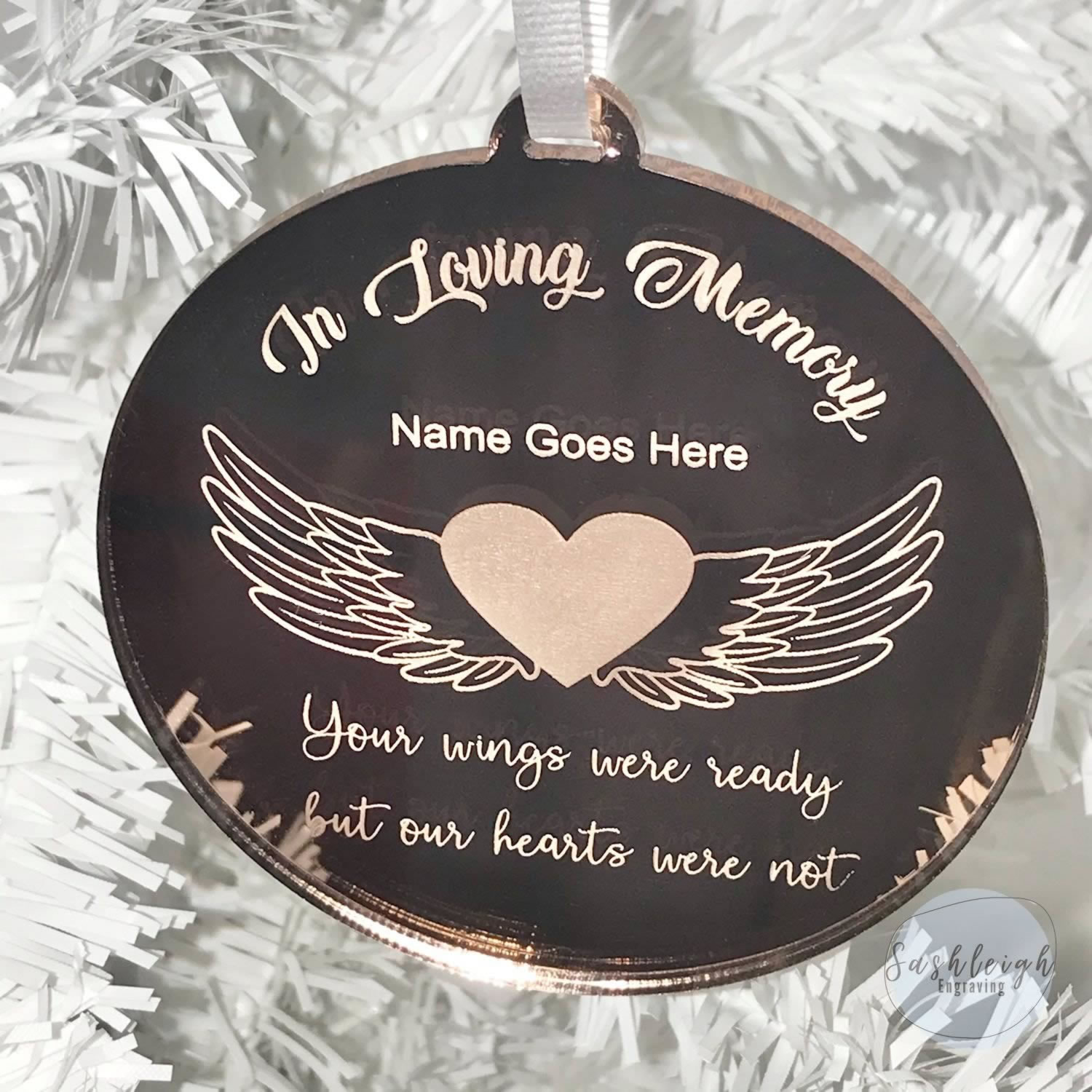 MEMORIAL ORNAMENT IN LOVING MEMORY ORNAMENTS CHRISTMAS