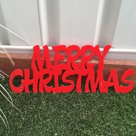 Merry Christmas Acrylic Sign