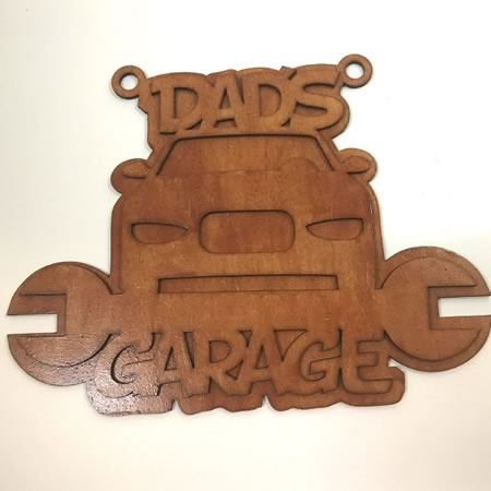 Dads Garage Plaque