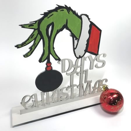 Countdown Days Until Christmas - Grinch