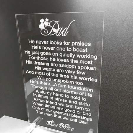 Dad Plaque