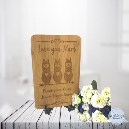 Chopping Board - Mini Love You Mum Gift