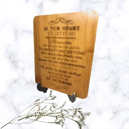 Chopping Board - Mini Quote
