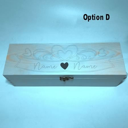 Customised Wedding Gift Wine Box