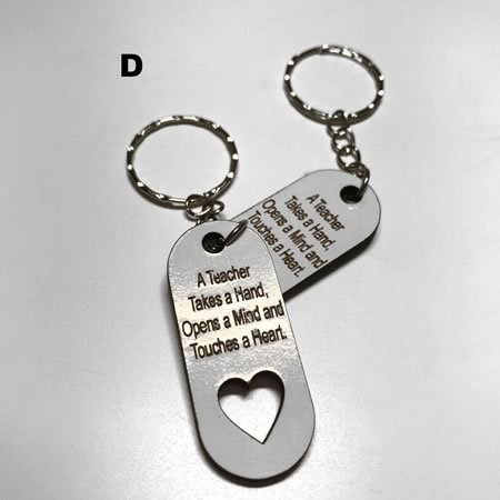 Teacher Gift Key Rings
