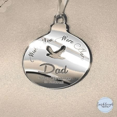 Memorial Ornament - Wish you were here