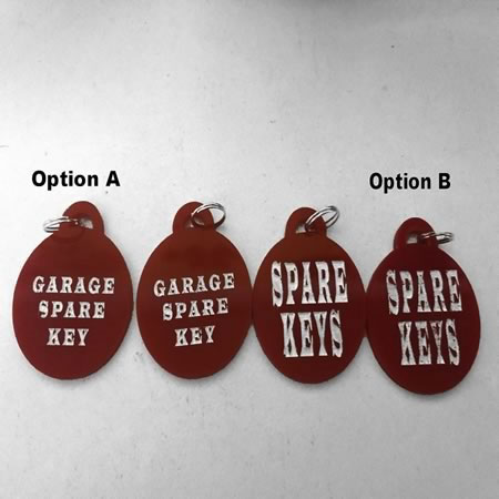 Spare Keys Key Ring