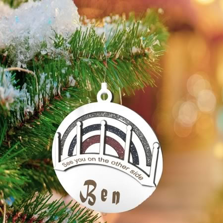 Christmas Ornament - Rainbow Bridge for Pet