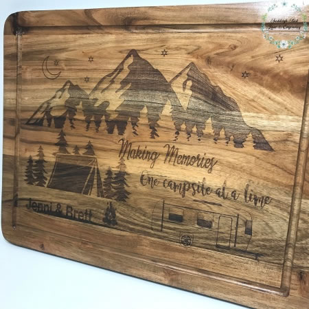 Chopping Board - Making Memories Camping