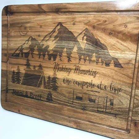 Chopping Board - Making Memories Camping