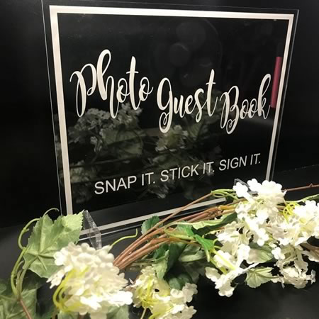 Photo Guest Book Plaque