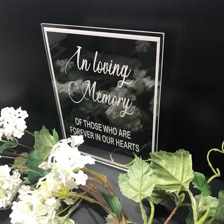 In Loving Memory Plaque