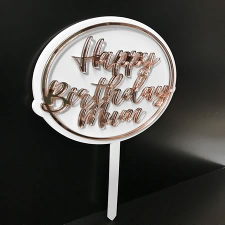 Happy Birthday Cake Topper