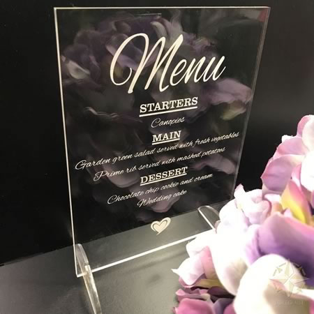 Menu Sign