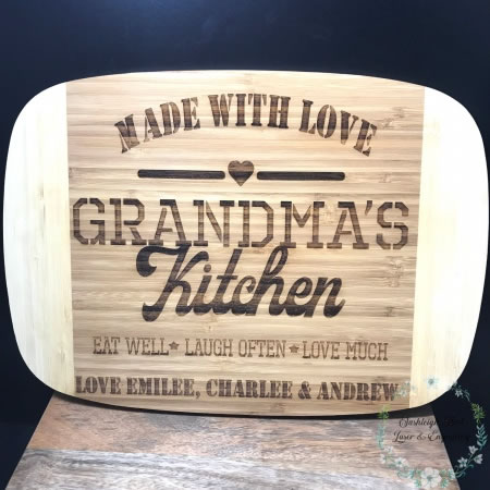 Chopping Board - Personalised, Made with Love