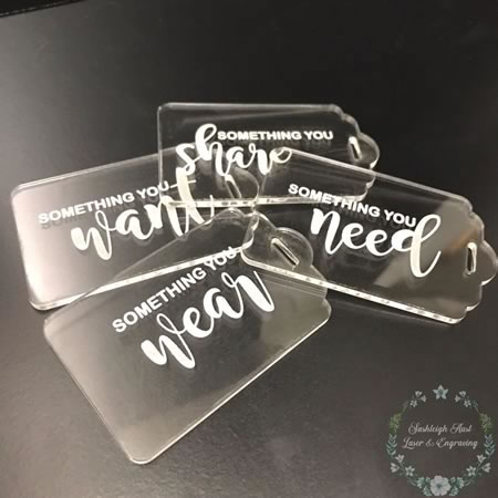 Gift Tags - Something You Want, Need, Share Wear