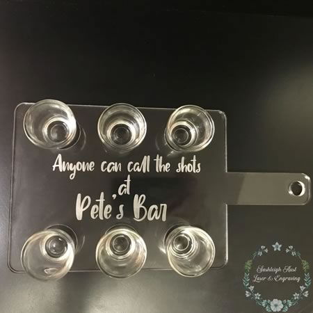 Shot Paddle Personalised