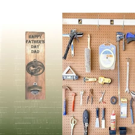 Fathers Day Board with Bottle Opener
