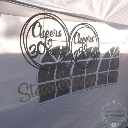 Cheers to Age Rustic Circle Hoop