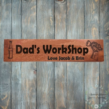 Dads Workshop Sign