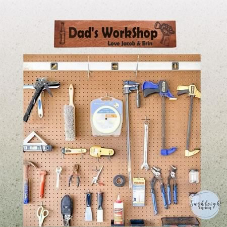 Dads Workshop Sign