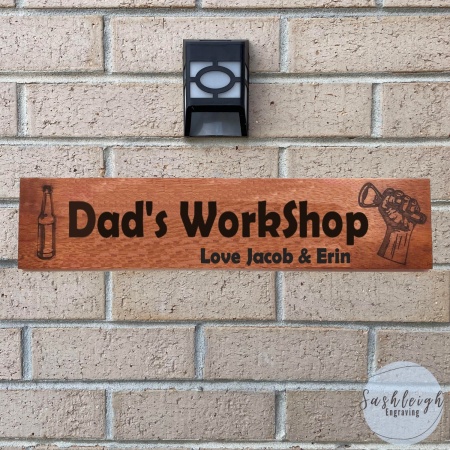 Dads Workshop Sign