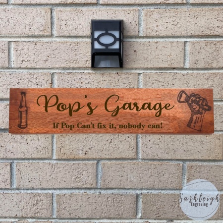 Pops Garage Sign