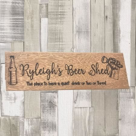 Beer Shed Sign