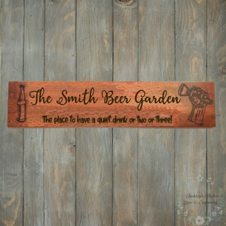 Family Name Beer Sign