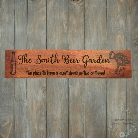 Family Name Beer Sign