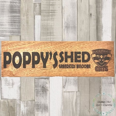 Poppys Shed Sign