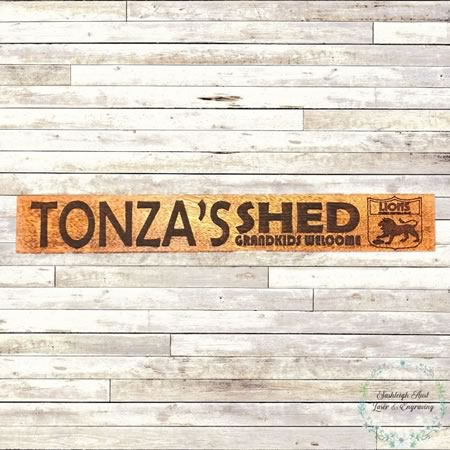 Poppys Shed Sign