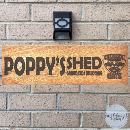 Poppys Shed Sign