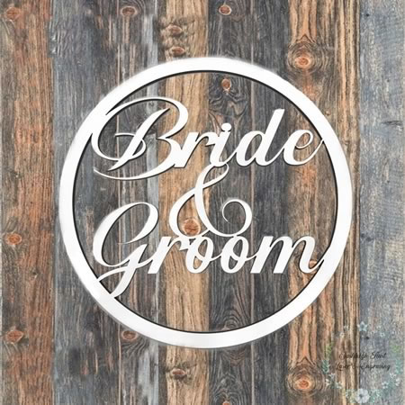 Bride and Groom Hoop