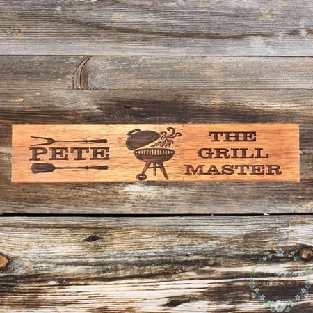 The Grill Master Sign