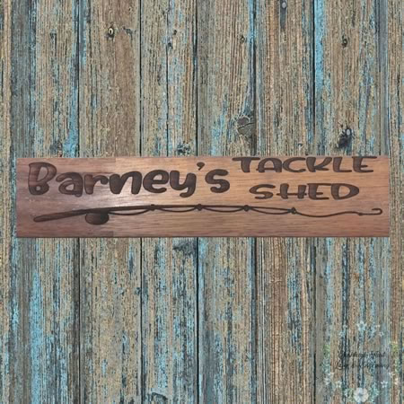 Tackle Shed Sign