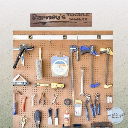 Tackle Shed Sign