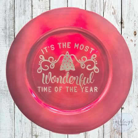 Christmas Plate - The Most Wonderful Time of the Year Christmas Plate