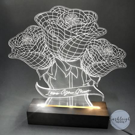 Roses LED Night Light