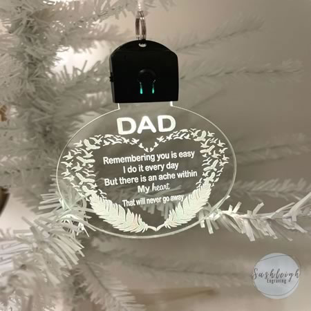 LED Ornament - Memorial