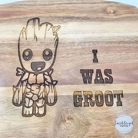 Chopping Board - I Was Groot