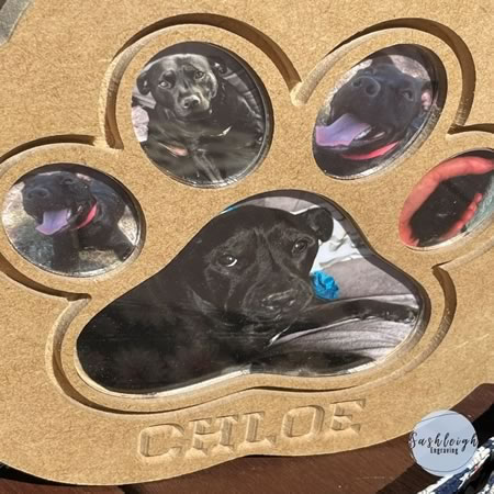 Paw Print with Wings Memorial