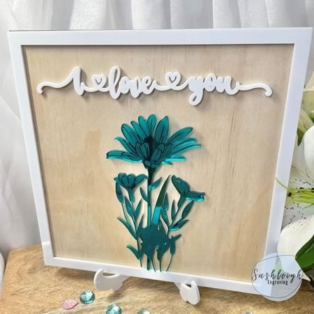 I Love You Plaque