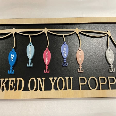 Hooked on you Sign