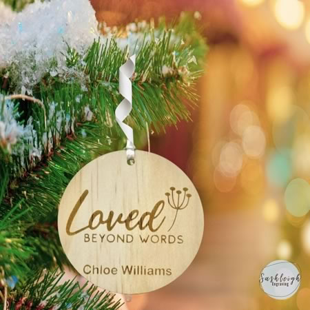 Loved Beyond Words Ornament
