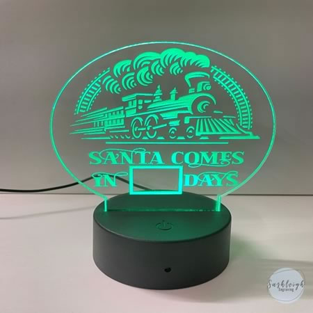 LED Night Light - Santa comes in Days